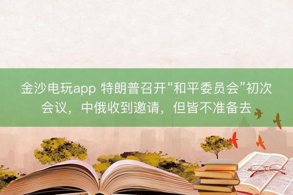 金沙电玩app 特朗普召开“和平委员会”初次会议,中俄收到邀请,但皆不准备去